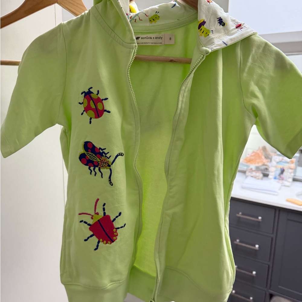 New Monica and Andy kids zip hoodie